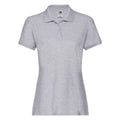 Athletic Grau - Front - Fruit Of The Loom Damen Lady-Fit Premium Poloshirt