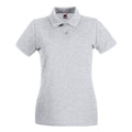 Grau meliert - Front - Fruit Of The Loom Damen Lady-Fit Premium Poloshirt