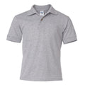 Grau - Front - Gildan DryBlend Kinder Polo-Shirt