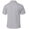 Grau - Back - Gildan DryBlend Kinder Polo-Shirt