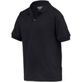 Schwarz - Side - Gildan DryBlend Kinder Polo-Shirt