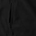 schwarz - Pack Shot - Russell Herren Outdoor Fleecepullover mit Reißverschluss am Kragen