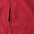 Rot - Pack Shot - Russell Herren Outdoor Fleecepullover mit Reißverschluss am Kragen