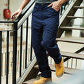 Dunkelblau - Lifestyle - Regatta New Lined Action Hose für Männer, Standard Beinlänge