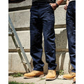 Dunkelblau - Side - Regatta New Lined Action Hose für Männer, Kurze Beinlänge