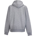 Grau - Side - Russell Authentic Kapuzenpullover - Kapuzensweater - Hoodie