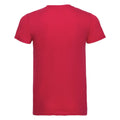 Rot - Back - Russell Slim T-Shirt für Männer