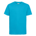Türkis - Front - Russell Slim T-Shirt für Männer