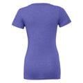 Blau Triblend - Back - Bella Damen Triblend T-Shirt, Rundhalsausschnitt, Kurzarm