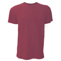Kardinalrot meliert - Front - Canvas Unisex Jersey T-Shirt, Kurzarm