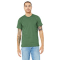 Tannengrün meliert - Side - Canvas Unisex Jersey T-Shirt, Kurzarm