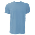 Columbia Blau meliert - Front - Canvas Unisex Jersey T-Shirt, Kurzarm
