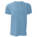 Columbia Blau meliert - Back - Canvas Unisex Jersey T-Shirt, Kurzarm