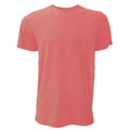 Rot meliert - Front - Canvas Unisex Jersey T-Shirt, Kurzarm