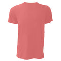Rot meliert - Back - Canvas Unisex Jersey T-Shirt, Kurzarm