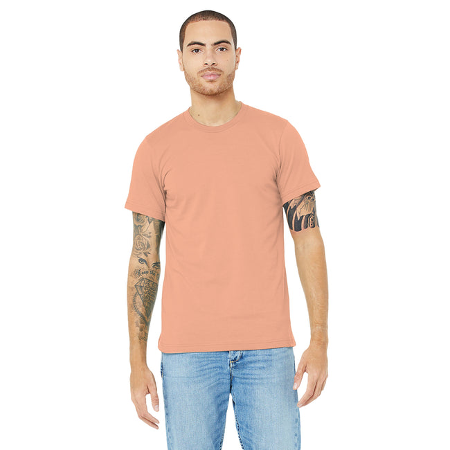 Sonnenuntergang - Side - Canvas Unisex Jersey T-Shirt, Kurzarm