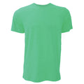 Kellygrün meliert - Front - Canvas Unisex Jersey T-Shirt, Kurzarm