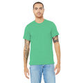 Kellygrün meliert - Side - Canvas Unisex Jersey T-Shirt, Kurzarm
