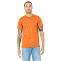 Orange - Side - Canvas Unisex Jersey T-Shirt, Kurzarm