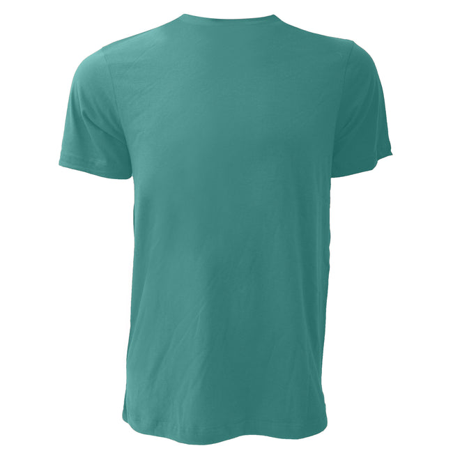 Dunkeltürkis - Back - Canvas Unisex Jersey T-Shirt, Kurzarm