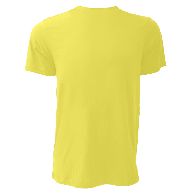 Goldgelb meliert - Back - Canvas Unisex Jersey T-Shirt, Kurzarm