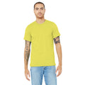 Goldgelb meliert - Side - Canvas Unisex Jersey T-Shirt, Kurzarm