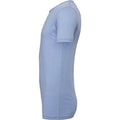 Blau meliert - Side - Canvas Unisex Jersey T-Shirt, Kurzarm