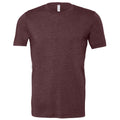 Kastanie meliert - Front - Canvas Unisex Jersey T-Shirt, Kurzarm