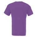 Königliches Lila - Back - Canvas Unisex Jersey T-Shirt, Kurzarm