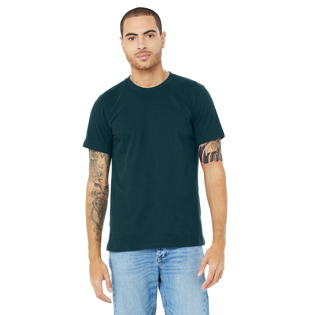 Atlantik - Side - Canvas Unisex Jersey T-Shirt, Kurzarm
