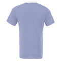 Lavendel-Blau - Back - Canvas Unisex Jersey T-Shirt, Kurzarm