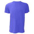 Marineblau meliert - Back - Canvas Unisex Jersey T-Shirt, Kurzarm