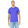 Marineblau meliert - Side - Canvas Unisex Jersey T-Shirt, Kurzarm