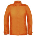 Orange - Front - B&C Damen Premium Real+ Thermo-Jacke, winddicht, wasserfest