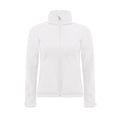 Weiß - Front - B&C Damen Softshell-Jacke mit Kapuze, winddicht, wasserfest, atmungsaktiv
