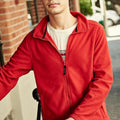 Rot - Side - Regatta Herren Mikrofleece-Jacke mit durchgehendem Reißverschluss