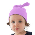 Kaugummi-Rosa - Back - Babybugz Baby Mütze mit Knoten - Bommel