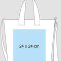 Hellgrau - Side - BagBase Shopping-Tasche - Einkaufstasche mit Schulterriemen, 15 Liter