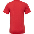 Rot Triblend - Back - Canvas Triblend Herren T-Shirt mit Rundhalsausschnitt