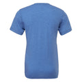 Königsblau Triblend - Back - Canvas Triblend Herren T-Shirt mit Rundhalsausschnitt