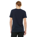 Navy Triblend - Back - Canvas Triblend Herren T-Shirt mit Rundhalsausschnitt