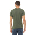 Militärgrün Triblend - Back - Canvas Triblend Herren T-Shirt mit Rundhalsausschnitt
