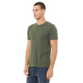 Militärgrün Triblend - Side - Canvas Triblend Herren T-Shirt mit Rundhalsausschnitt