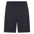 Marineblau - Front - Fruit Of The Loom Herren Jogging-Shorts - Shorts, leicht