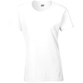 Weiß - Front - Gildan Damen T-Shirt, enganliegend
