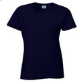 Marineblau - Front - Gildan Damen T-Shirt, enganliegend