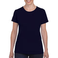 Marineblau - Back - Gildan Damen T-Shirt, enganliegend