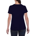 Marineblau - Close up - Gildan Damen T-Shirt, enganliegend