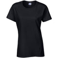 Schwarz - Back - Gildan Damen T-Shirt, enganliegend