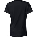 Schwarz - Pack Shot - Gildan Damen T-Shirt, enganliegend